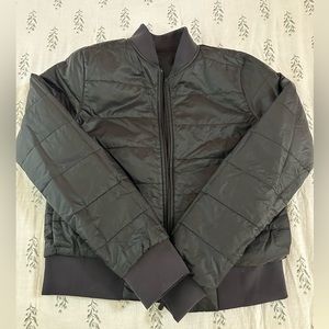 lululemon Reversible Bomber Jacket size 4 black